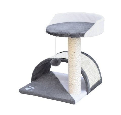 DRAPAK DLA KOTA MAŁY LEGOWISKO SŁUPEK BUDKA HAMAK ZABAWKA 43 cm