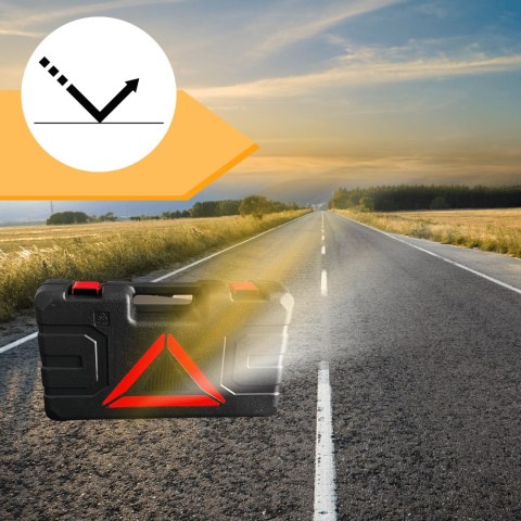 Elektryczny podnośnik samochodowy 2T 12V z pilotem wys. 12-35cm lekki 4.3kg