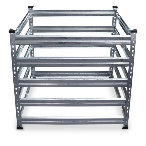 Kompostownik ekologiczny ocynkowana stal duża pojemność wentylacj 100x100