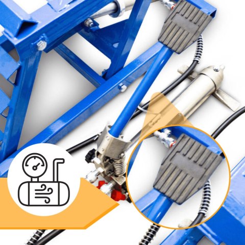 Najazdy hydrauliczne rampy samochodowe 2720 kg regulowane 16 40 cm suv