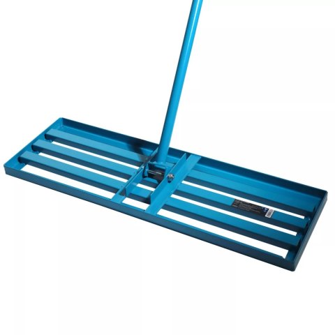 Niwelator Terenu Równiarka do Trawnika Ręczny Stalowy 75x25cm