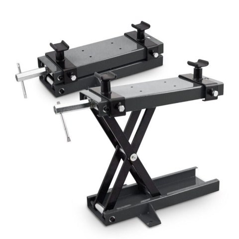 Podnośnik motocyklowy nożycowy platformowy 500 kg regulowany z korbą