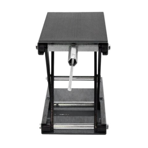 Podnośnik nożycowy korbowy do motocykla 450kg grafitowy