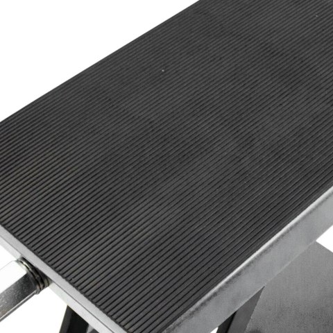 Podnośnik nożycowy korbowy do motocykla 450kg grafitowy