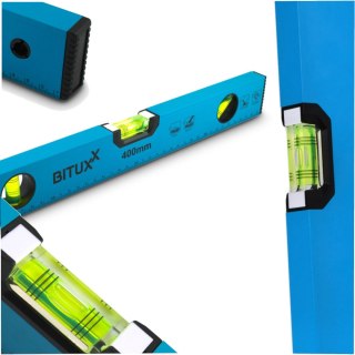 Poziomica magnetyczna aluminiowa Bituxx 40 cm Lekka Precyzyjna Wszechstronna