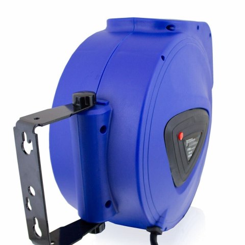 Przedłużacz bębnowy 15m automatyczny zwijak 230v na ścianę warsztat