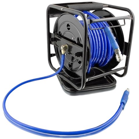 WĄŻ PNEUMATYCZNY ZWIJAK BĘBEN 30M 1/4" do kompresora sprężarki PU