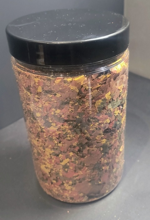 Zestaw płatków dla ryb akwariowych Spirulina Goldfish Tropical