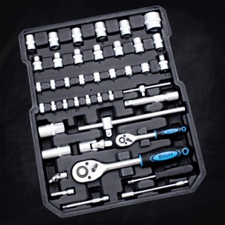 Zestaw Narzędzi 1300 el. Walizka na Kółkach Bity Klucze Nasadki Śrubokręty