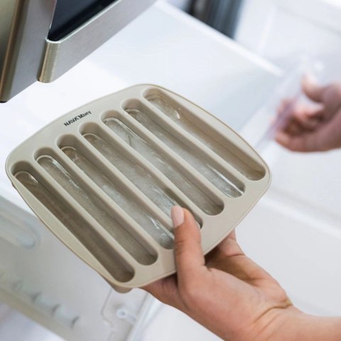 SILIKONOWA FORMA DO PODŁUŻNYCH KOSTEK LODU PAŁKI LODOWE DO BUTELKI