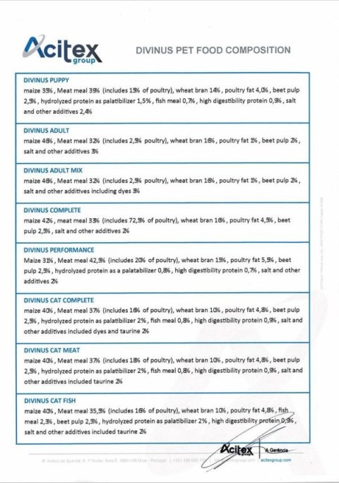 Divinus Adult dla psów dorosłych 20kg