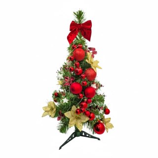 Gotowa ubrana choinka świąteczna do domu biura + światełka 70cm