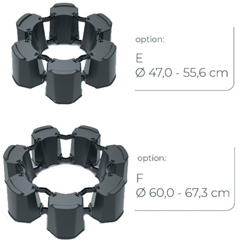 PODSTAWA DO ZBIORNIKA NA WODĘ DESZCZÓWKĘ MODULAR 6 BASECAN ANTRACYT