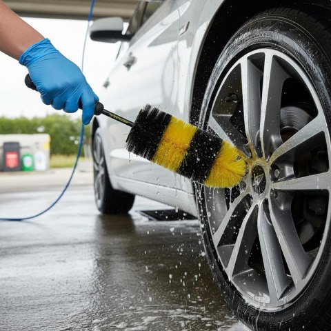 SZCZOTKA DO MYCIA FELG DUNLOP DŁ. 46CM