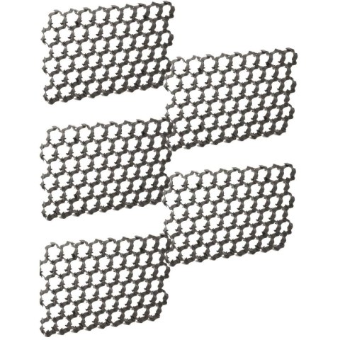 KRATKA NAJAZDOWA/ PARKINGOWA 5SZT CZARNY