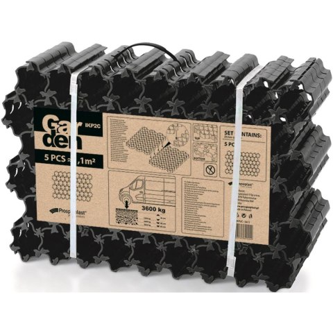 KRATKA NAJAZDOWA/ PARKINGOWA 5SZT CZARNY