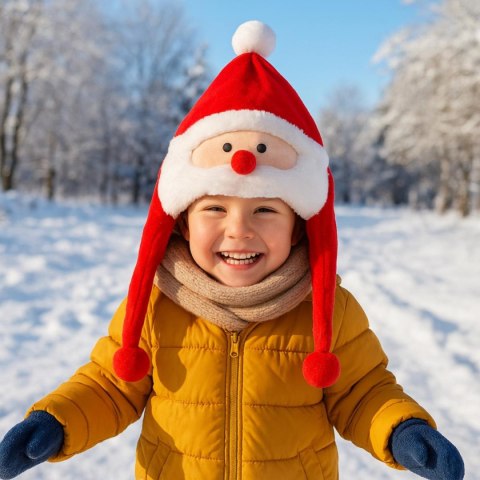 CZAPKA ŚWIĄTECZNA MIKOŁAJ