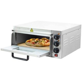 Piec Elektryczny Uniwersalny 2000W do Pizzy Chleba 350°C Kamień Szamotowy