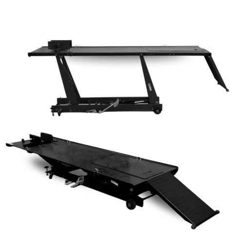 Podnośnik motocyklowy platforma podnośnik hydrauliczny 464 kg stabilny