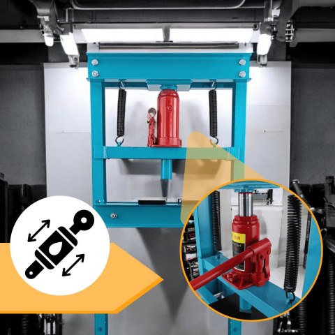Prasa hydrauliczna 12 ton warsztatowa stalowa regulowana 17-80cm bituxx