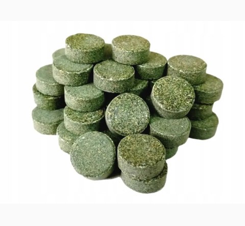 Tabletki ze spiruliną do akwarium Karma dla ryb tropikalnych i dennych