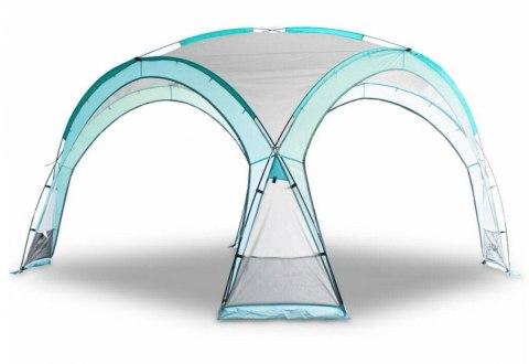 Namiot domek ogrodowy 3.5x3.5m błękitny UV ściany moskitiera