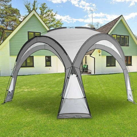 Namiot domek różowy 3.5x3.5m UV moskitiera ściany wodoszczelny