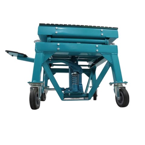 Podnośnik Hydrauliczny Nożycowy Motocyklowy Mobilny Gumowa Platforma 135kg