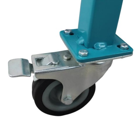 Podnośnik Hydrauliczny Nożycowy Motocyklowy Mobilny Gumowa Platforma 135kg