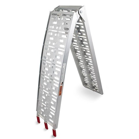 Rampy aluminiowe składane najazdy 680 kg do motocykla quada kosiarki pasy