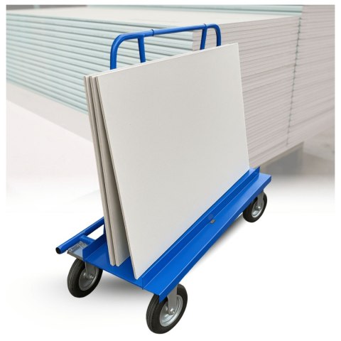 Wózek transportowy 500 kg do płyt GK MDF OSB drzwi platformowy magazynowy
