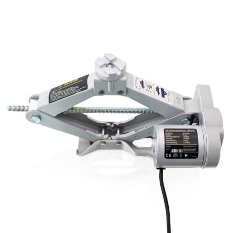 Elektryczny podnośnik samochodowy 2T 12V z pilotem wys. 12-35cm lekki 4.3kg