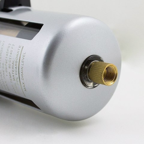 Filtr sprężonego powietrza 1/2" z reduktorem ciśnienia i manometrem 10 bar