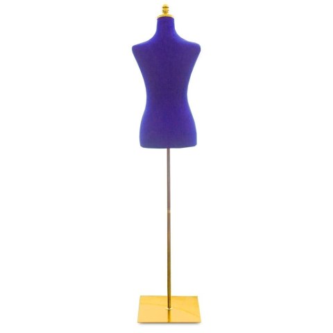 Manekin Krawiecki Damski Regulowany 170-185 cm Granatowy Do Butiku Sklepu