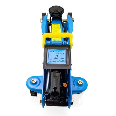 Podnośnik hydrauliczny 2t 125 330 mm stalowy z kołami niski warsztatowy