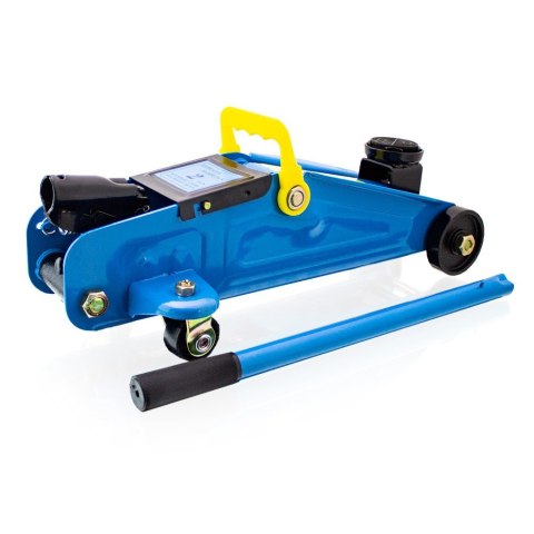 Podnośnik hydrauliczny 2t 125 330 mm stalowy z kołami niski warsztatowy