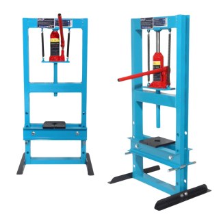 Prasa hydrauliczna warsztatowa 6T wymienne szczęki regulowana 17-43 cm