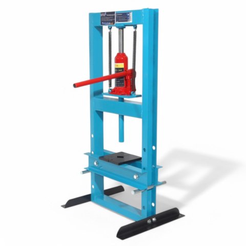 Prasa hydrauliczna warsztatowa 6T wymienne szczęki regulowana 17-43 cm
