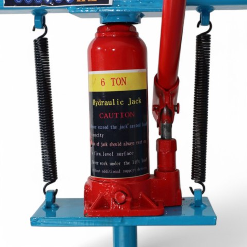 Prasa hydrauliczna warsztatowa 6T wymienne szczęki regulowana 17-43 cm