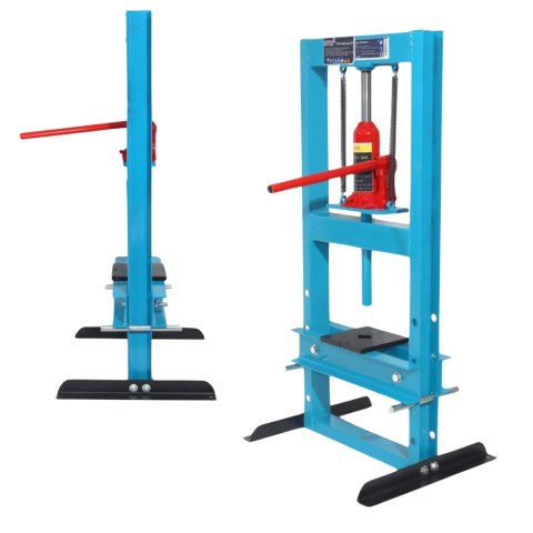 Prasa hydrauliczna warsztatowa 6T wymienne szczęki regulowana 17-43 cm