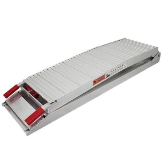 Rampa aluminiowa składana 340kg 205cm antypoślizgowa motocykl kosiarka