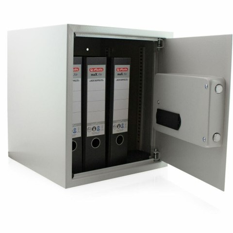 Sejf Kremowy 36x40 cm Zamek Elektroniczny i Klucz Podwójne Drzwi Bituxx