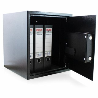 Sejf Elektroniczny Szyfrowy 48L Czarny Na Klucz Dom Biuro Solidny