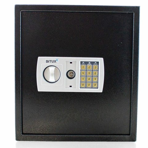 Sejf Elektroniczny Szyfrowy 48L Czarny Na Klucz Dom Biuro Solidny