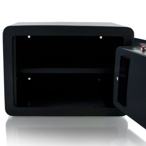 Sejf elektroniczny mini bituxx zamek szyfrowy klucz czarny do szafy ścienny