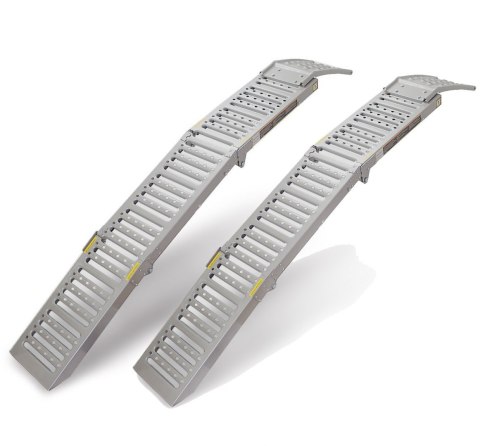 Składane Rampy Najazdowe Stalowe 200 cm 250 kg/szt (1100 kg) komplet ramp