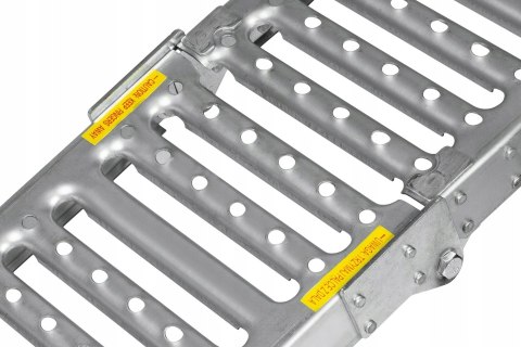 Składane Rampy Najazdowe Stalowe 200 cm 250 kg/szt (1100 kg) komplet ramp