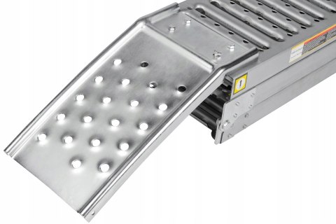 Składane Rampy Najazdowe Stalowe 200 cm 250 kg/szt (1100 kg) komplet ramp