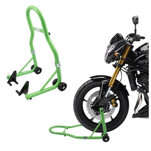 Stojak motocyklowy przód regulowany 250kg pod przednie koło motocykla