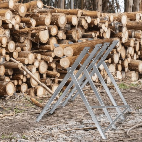 Kozioł Składany do Cięcia Drewna Ocynkowany 80cm Wytrzymały Stojak 150kg